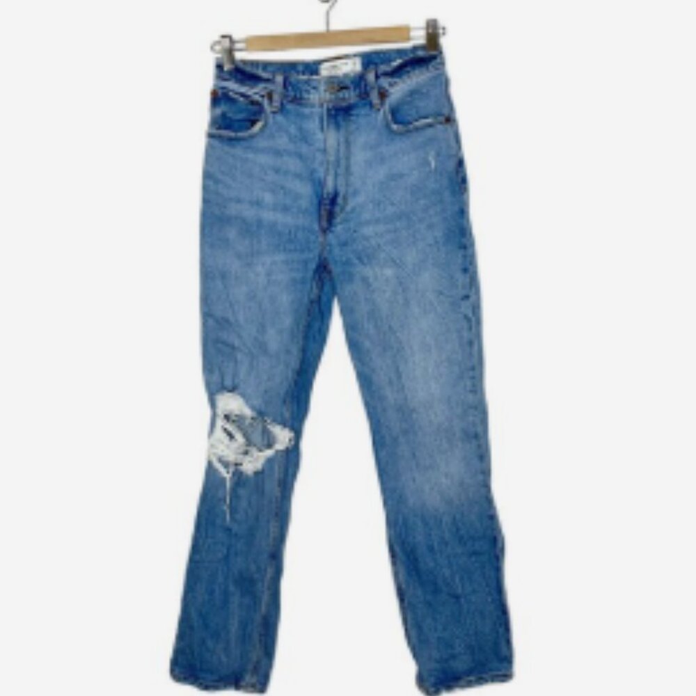 Abercrombie & Fitch The 90s Straight Ultra High Rise Jeans Women’s Size 26/2s
